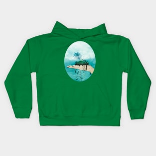 Crumbling paradise Kids Hoodie